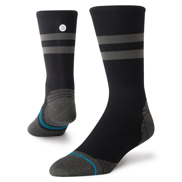 Stance Franchise Crew sokker sort åndbar FreshTek
