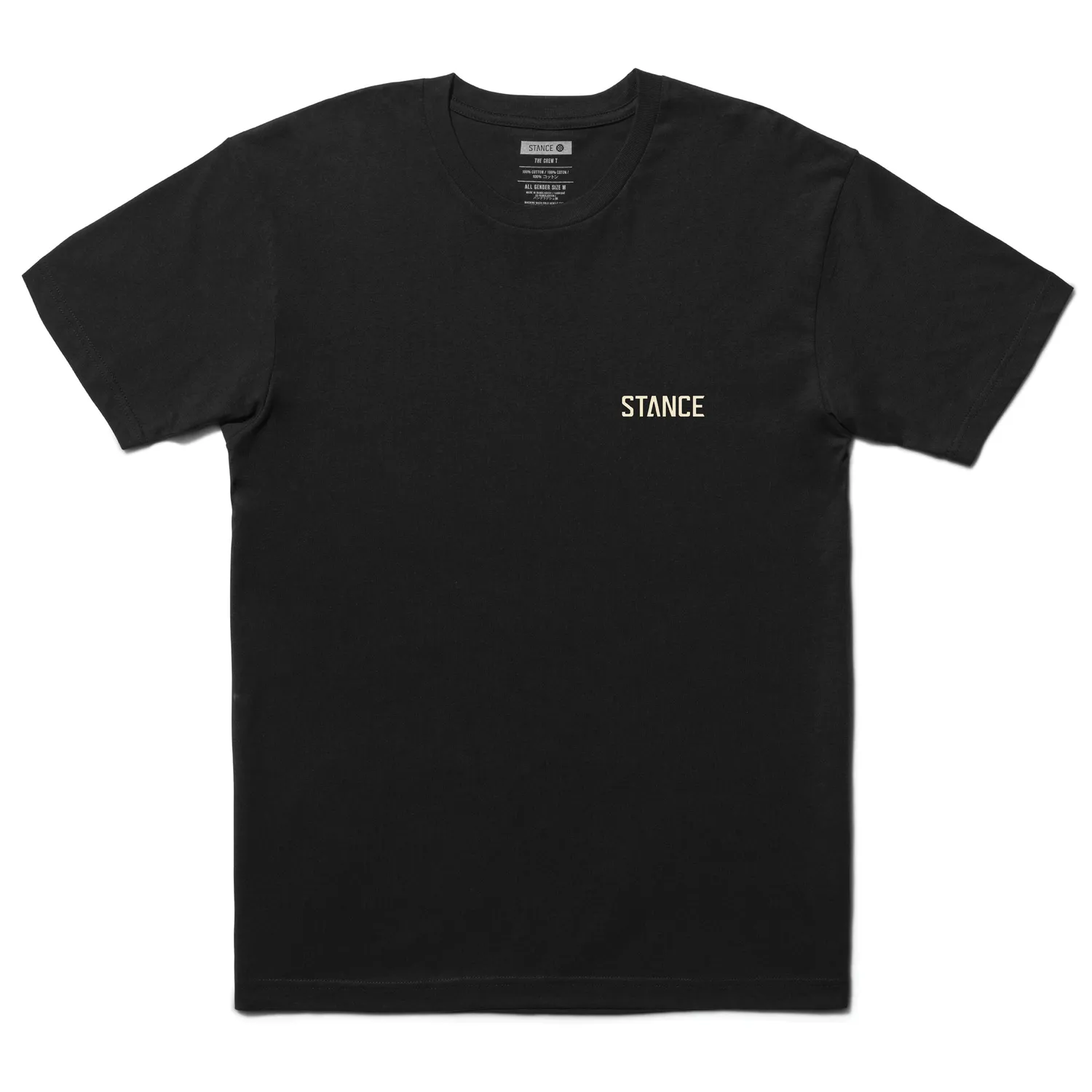 Stance Badge t-shirt Black 100% bomuld unisex