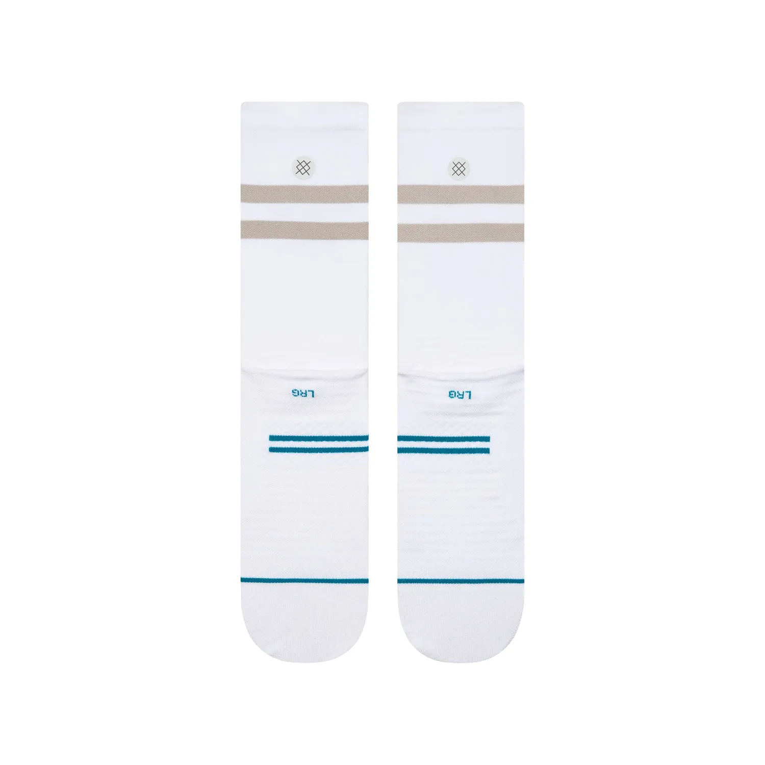 Stance Franchise crewsokker white FreshTek til løb