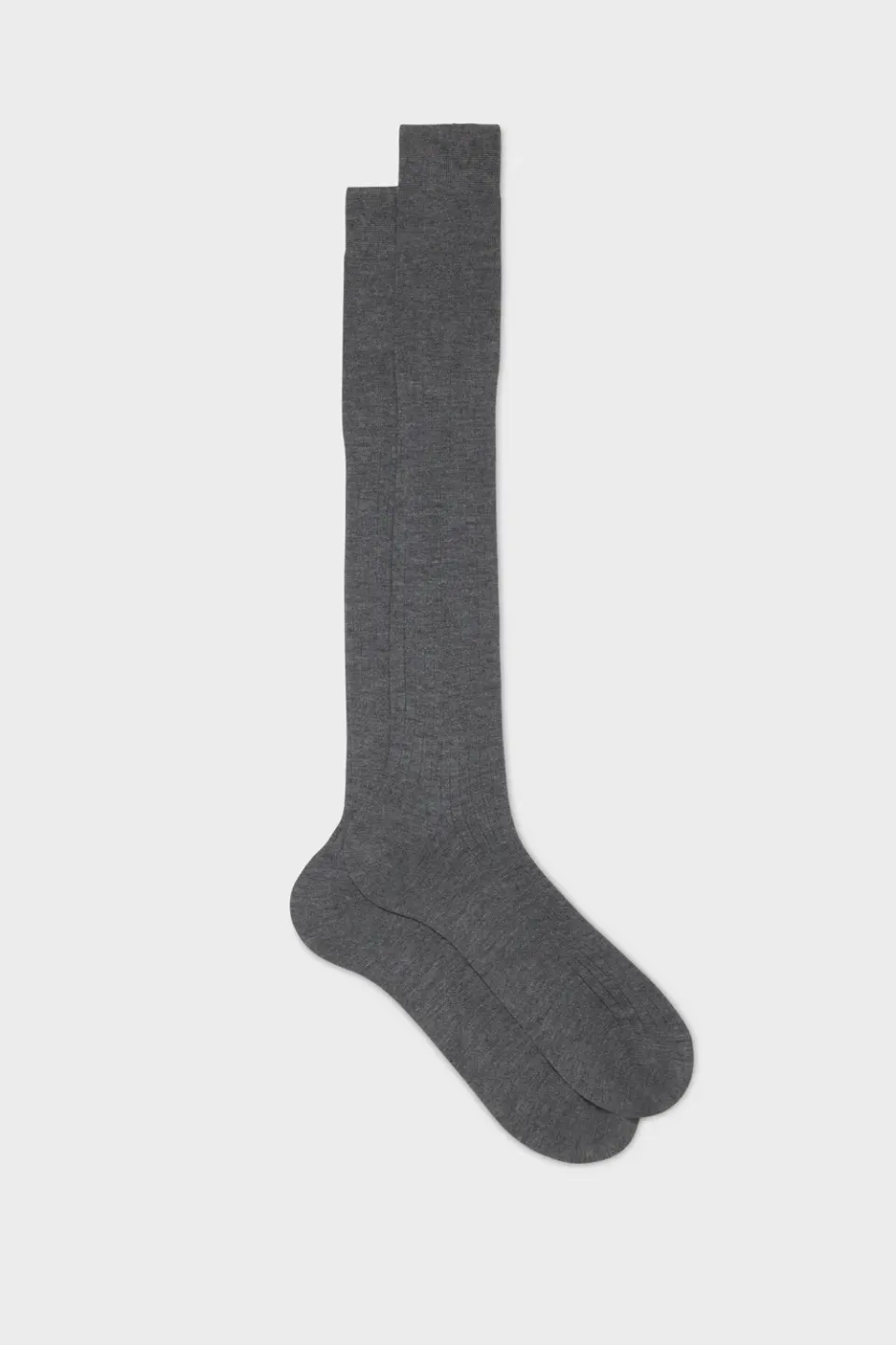 Bresciani Luxury Quirinale sokker grey 1 par cashmere