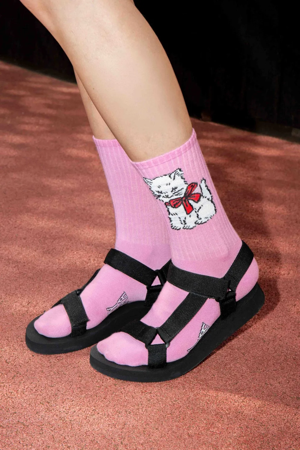 Eat My Socks Vintage Cat sokker 1 par retro