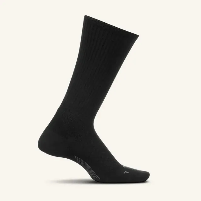 Feetures Plantar Fasciitis Relief Crew støttesokker black 1 par