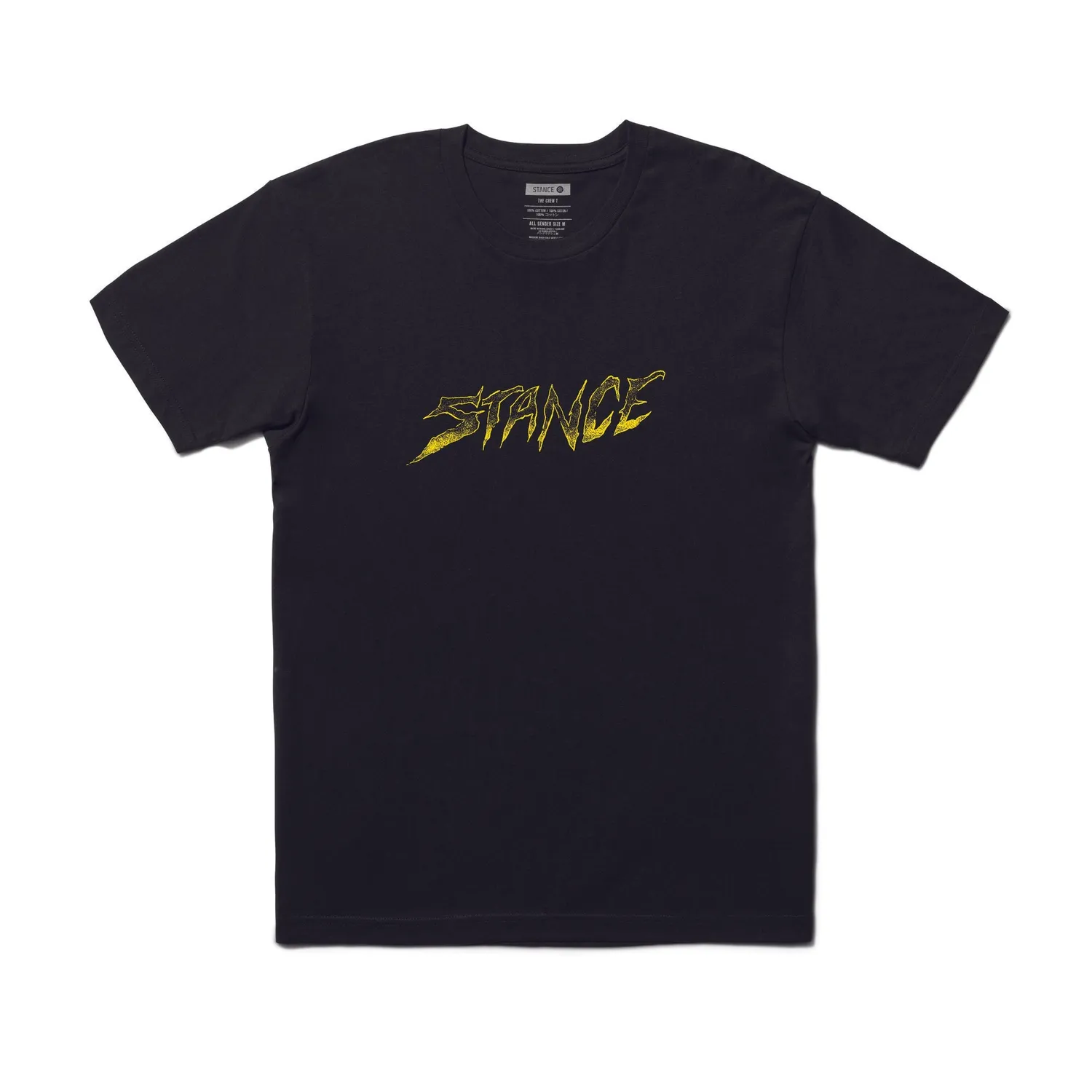 Stance Bolted t-shirt sort kæmmet bomuld