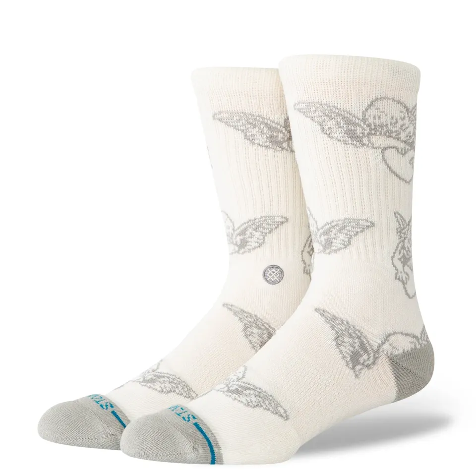 Stance Cherub Crew strømpe Canvas bomuld