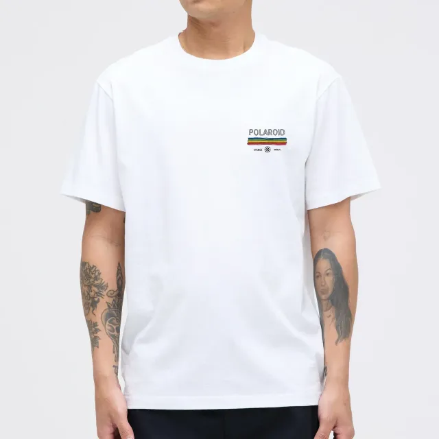 Stance Polaroid Cartridge T-shirt hvid bomuld