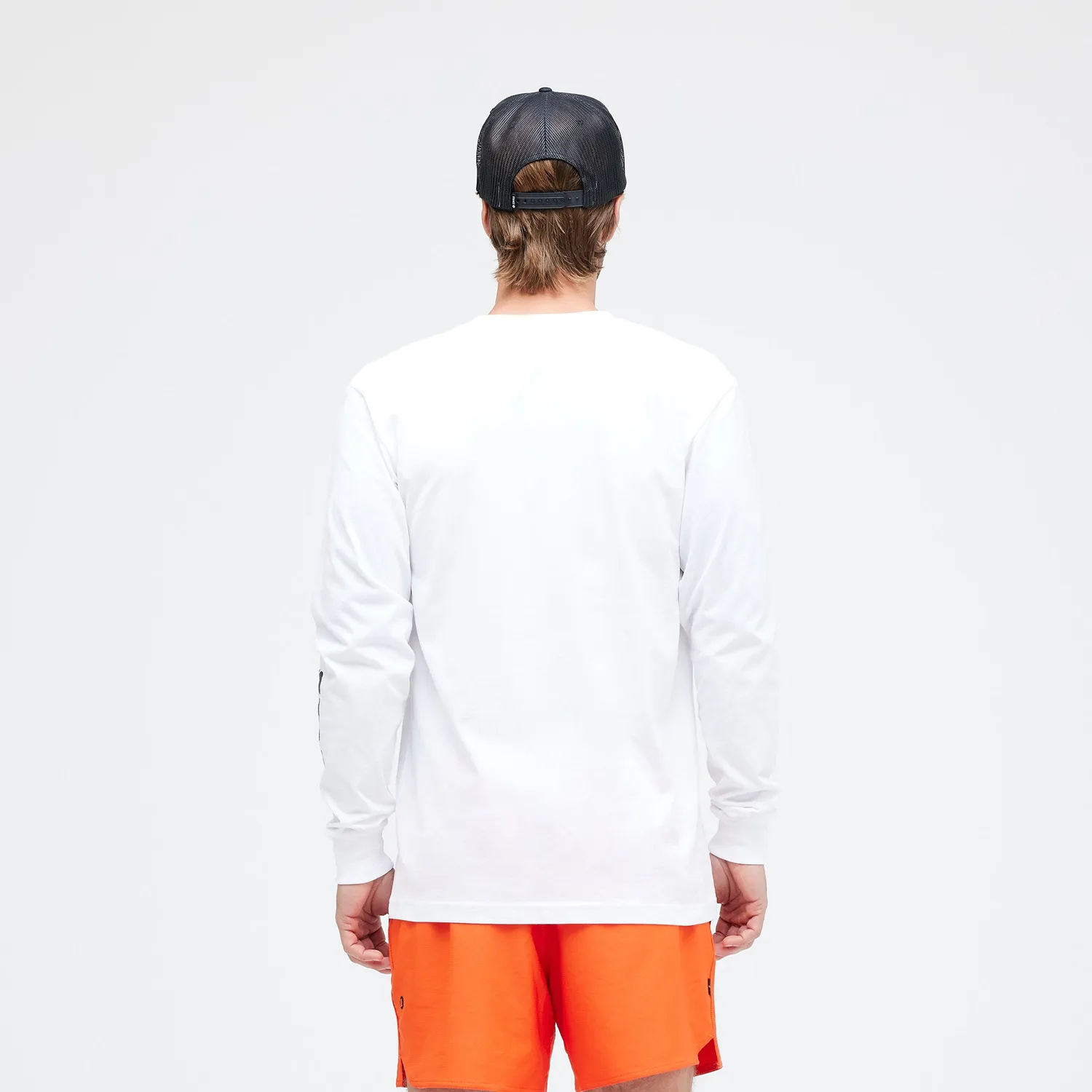 Stance I Did Something langærmet t-shirt hvid bomuld