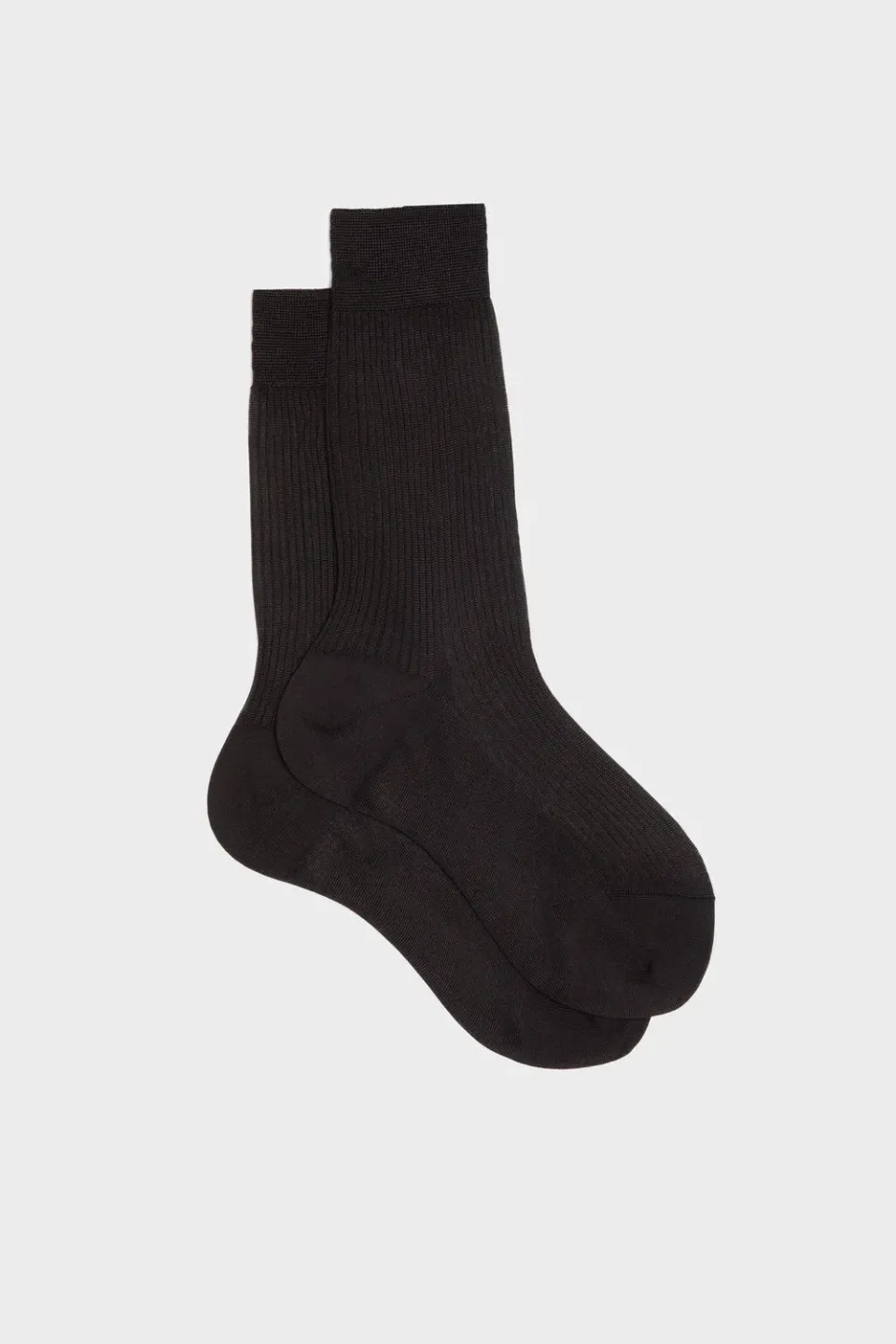 Bresciani Barbara silkestrømper sort - 100% silke