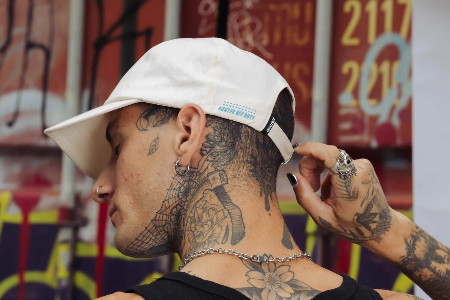 Incylence Base Cap V1 Off-White kasket bomuld