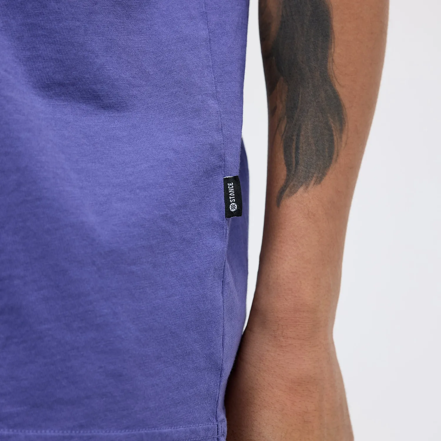 Stance Studio t-shirt indigo økologisk bomuld