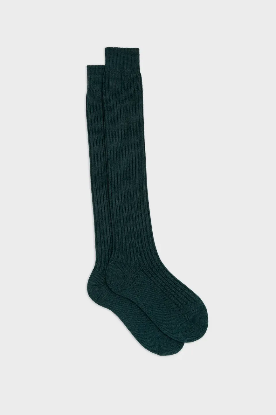 Bresciani Teo strømper forest green lang uld
