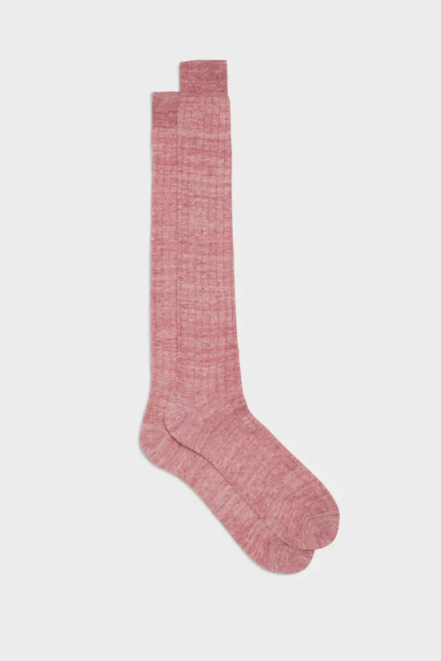 Bresciani Essentials Valerio sokker rød hør 1 par