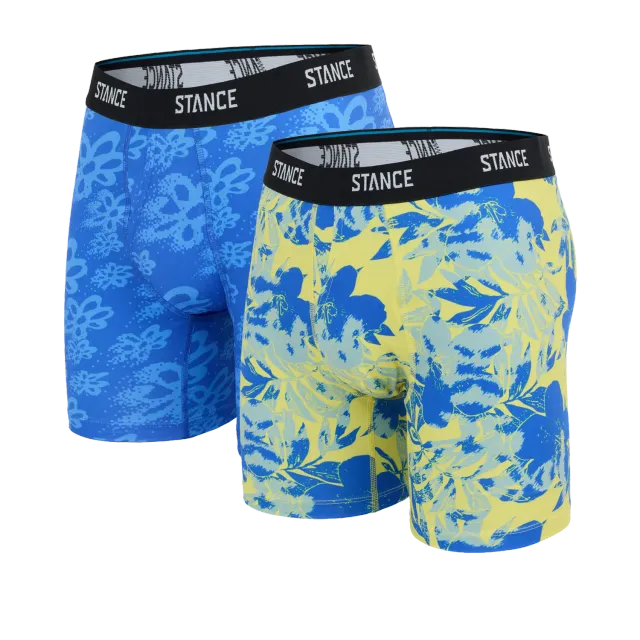 Stance Floral Boxer Brief 2-pak lilla polyester 15cm
