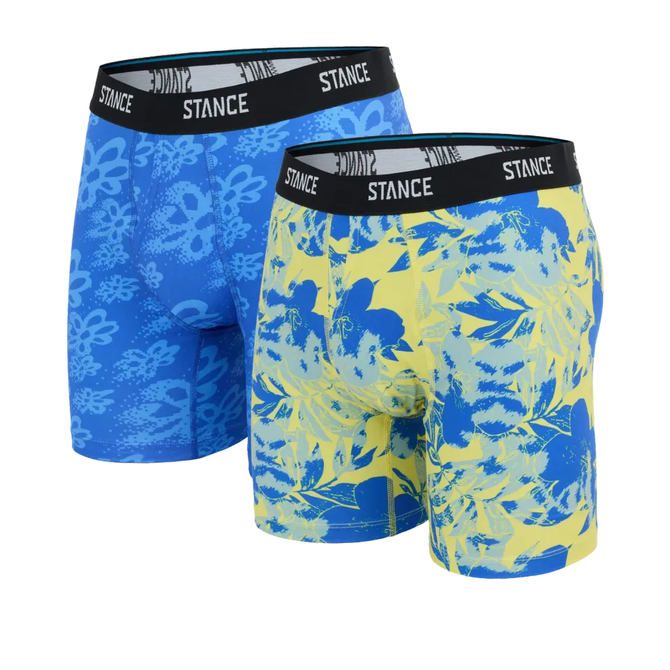 Stance Floral Boxer Brief 2-pak lilla polyester 15cm