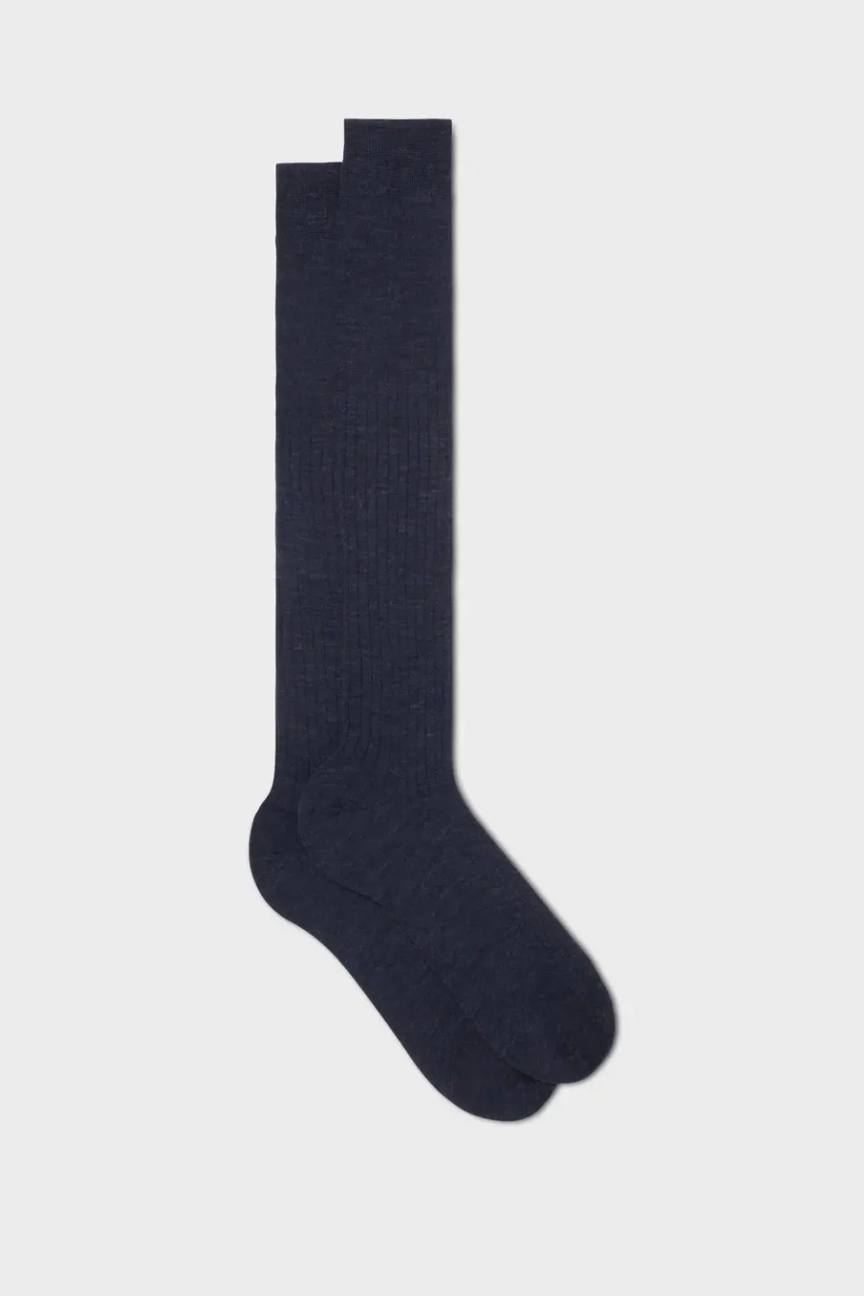 Bresciani Essentials Ascanio herresokker navy uld