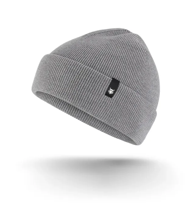 Incylence Merino Beanie Light Grey hue økologisk uld