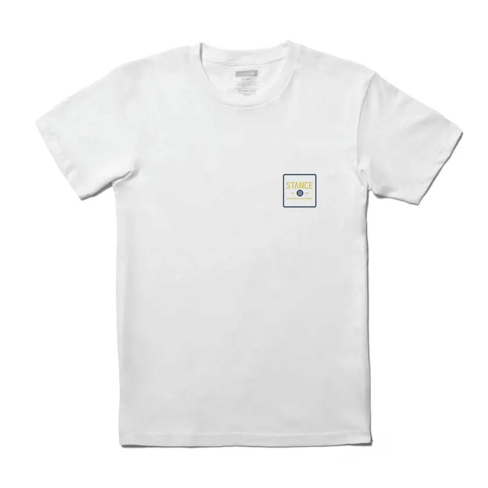 Stance Boxed T-shirt hvid 100% bomuld