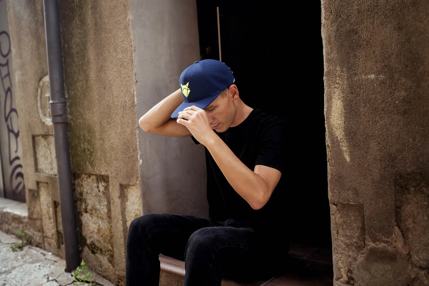 Incylence Elements V2 kasket navy blue canary