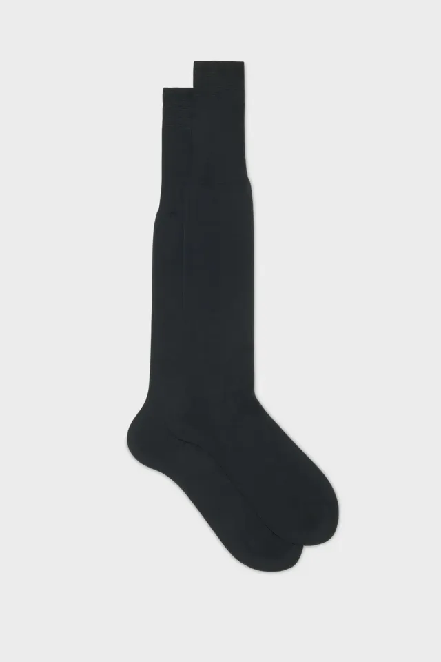 Bresciani Essentials Lorenzo strømper sort 1 par bomuld
