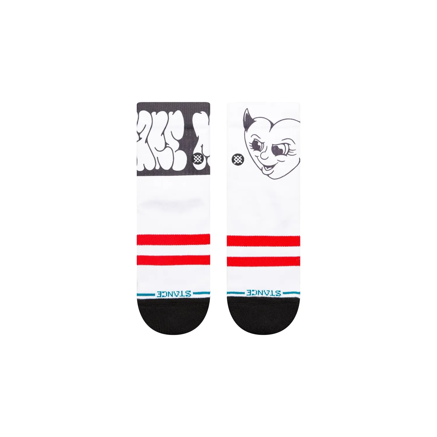 Stance Spare Me quartersokker hvid medium