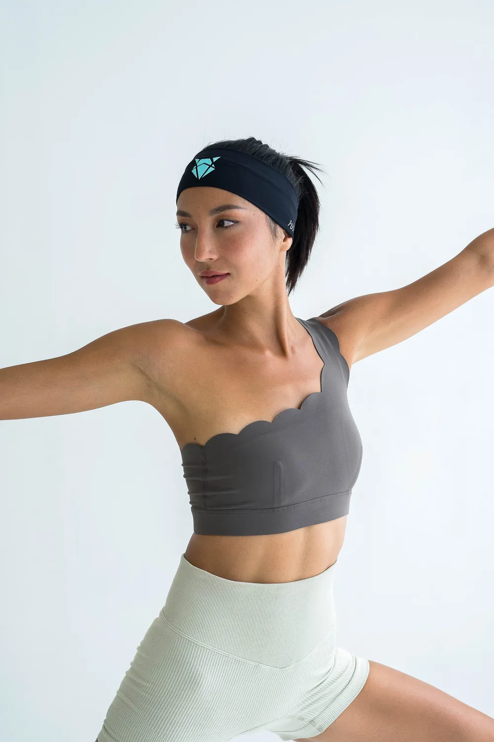 Incylence Headband V2 pandebånd sort mint smal svedtransporterende