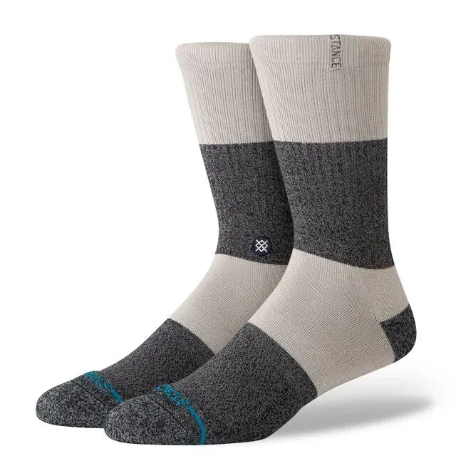 Stance Twist Stripe crewsokker grå medium støtte