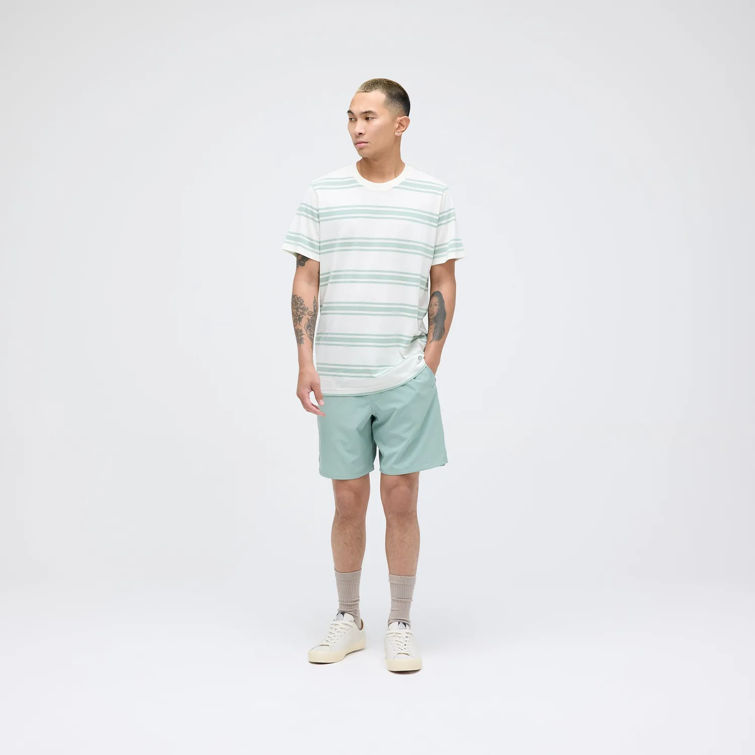 Stance Complex Hybrid 7 shorts grøn stræk