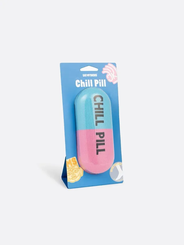 Eat My Socks Chill Pill sokker pilleæske bomuld