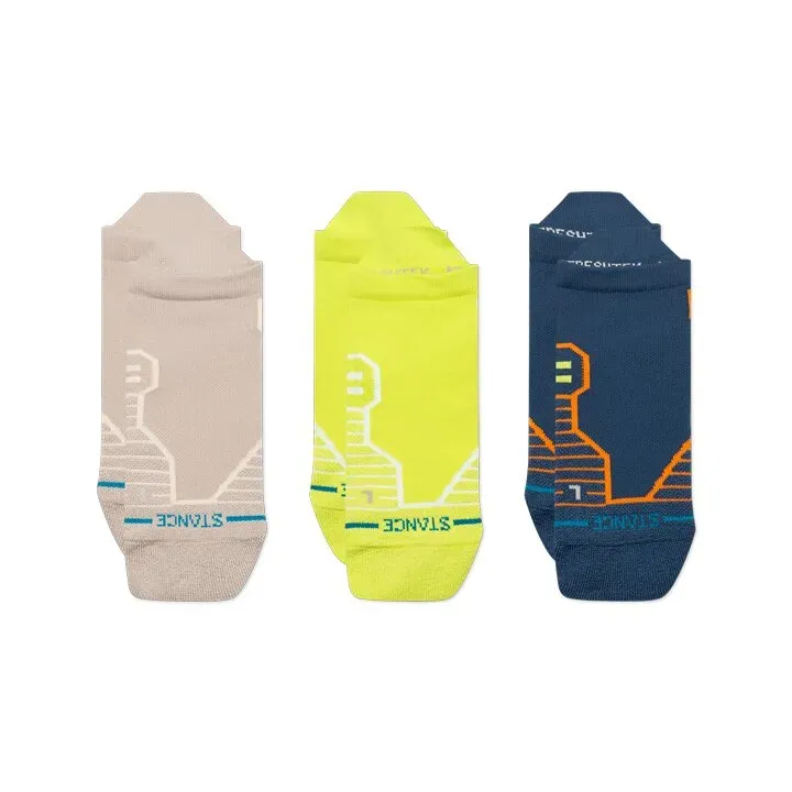 Stance Variegated Mid Tab ankelstrømper Multi 3-pak åndbar