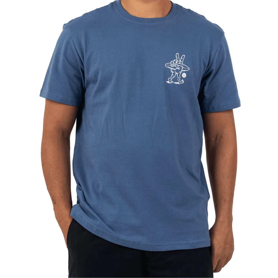 Stance Vacation Tee t-shirt blå 100% bomuld