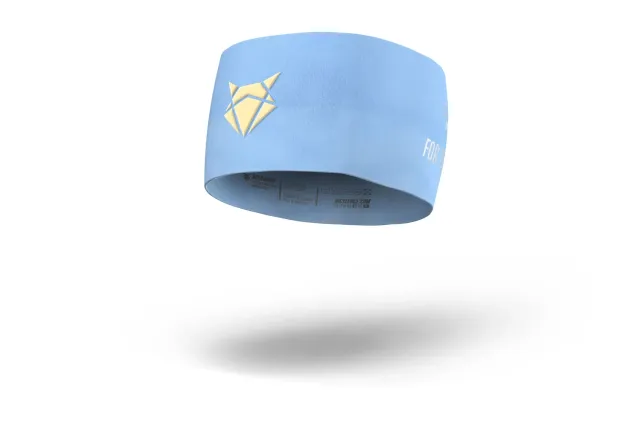 Incylence Headband V1 Sky Blue Yellow pandebånd bredt