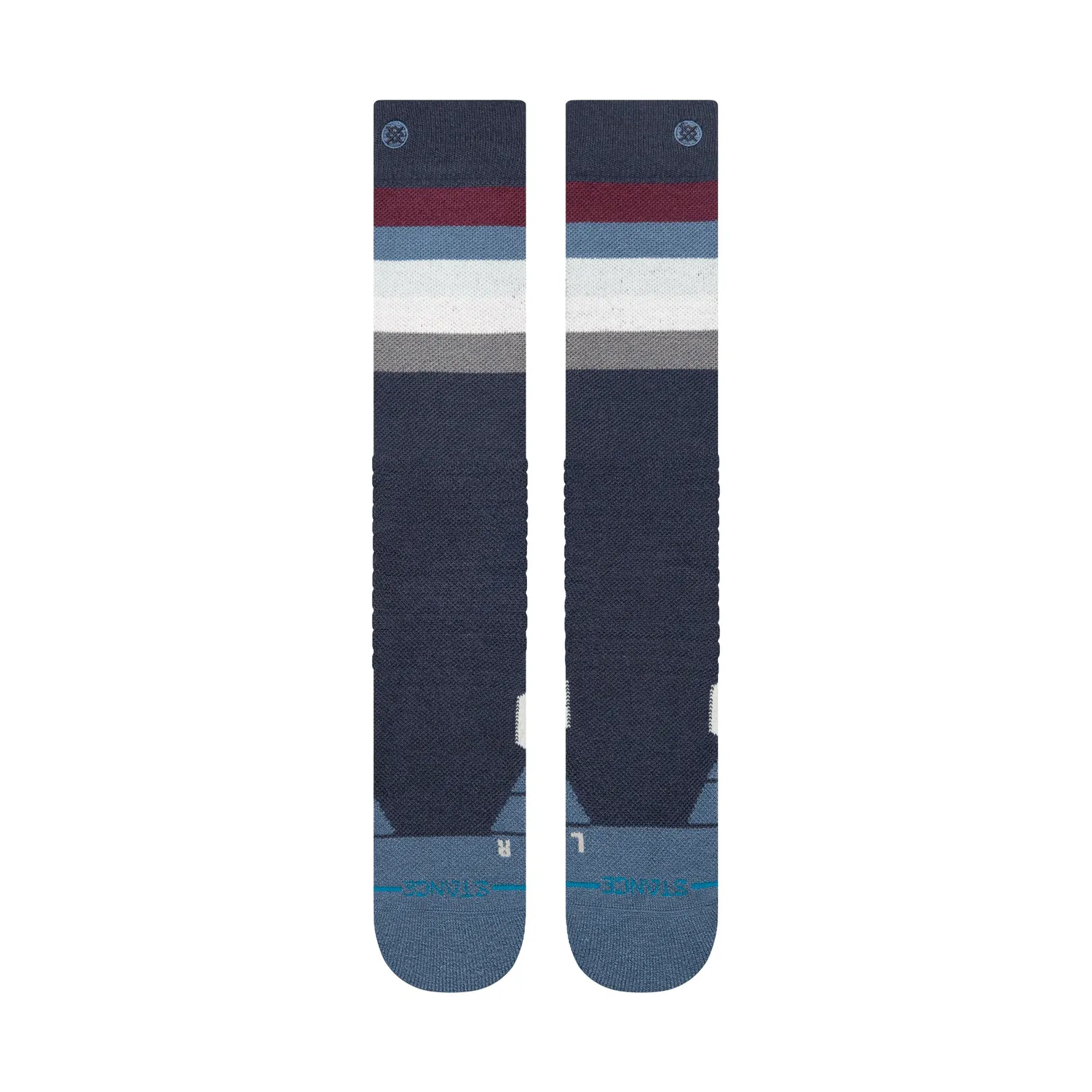 Stance Maliboo Mid Wool skisokker navy merino