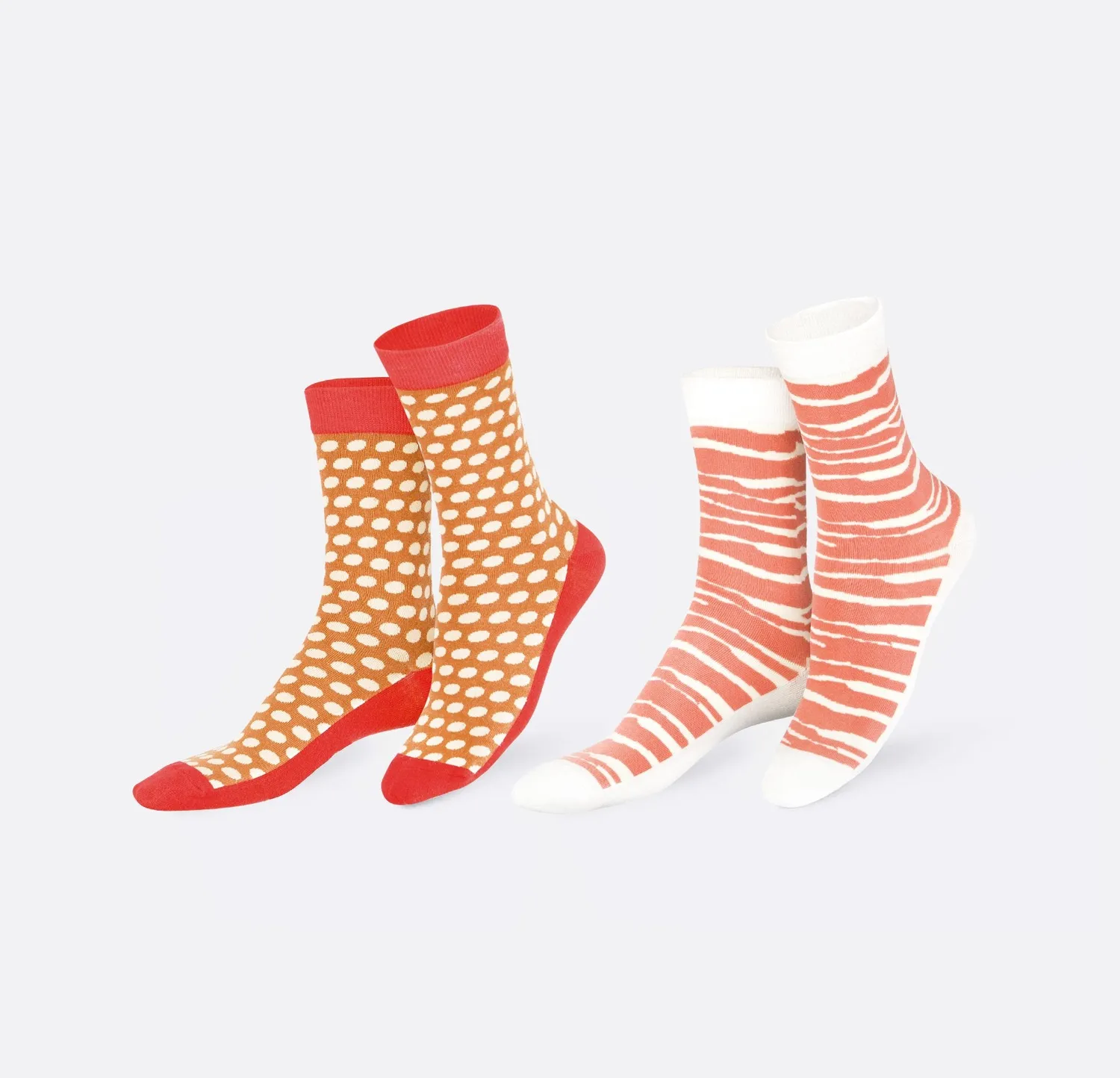 Eat My Socks English Breakfast strømper 2 par sjove