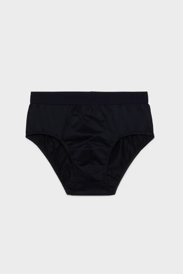 Bresciani Slip herreslip navy 100% bomuld