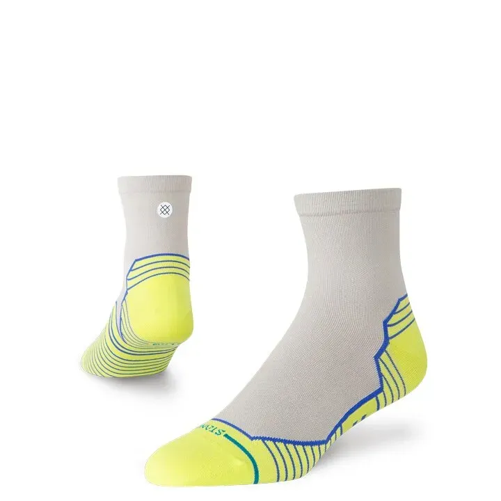 Stance Pop Out quarter løbesokker Grey ultralet