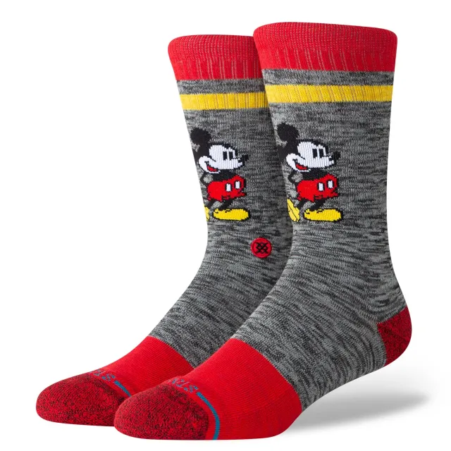 Stance Vintage Disney Crew strømper black bomuld