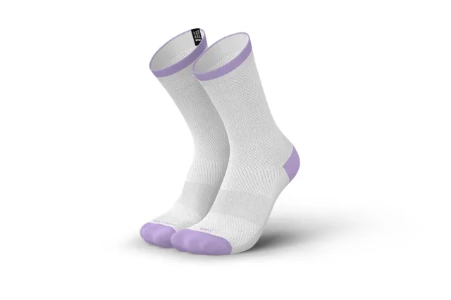 Incylence Cycling Classic V1 cykelstrømper viola hvid mesh