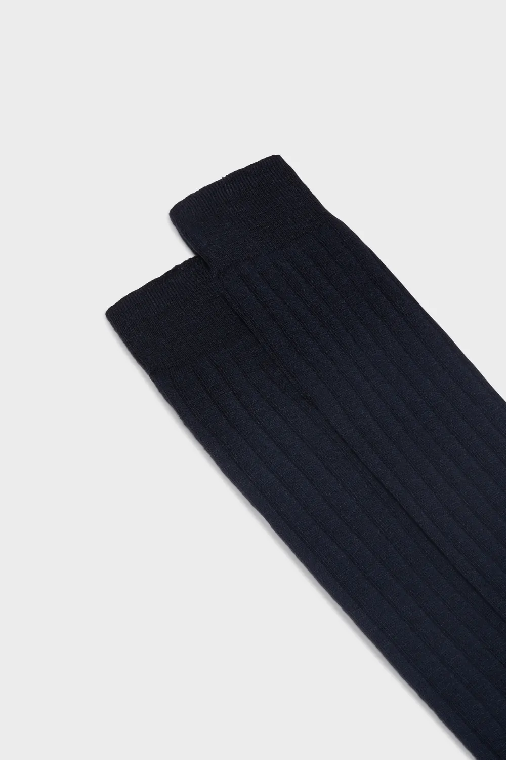 Bresciani Essentials Valerio strømper navy hør