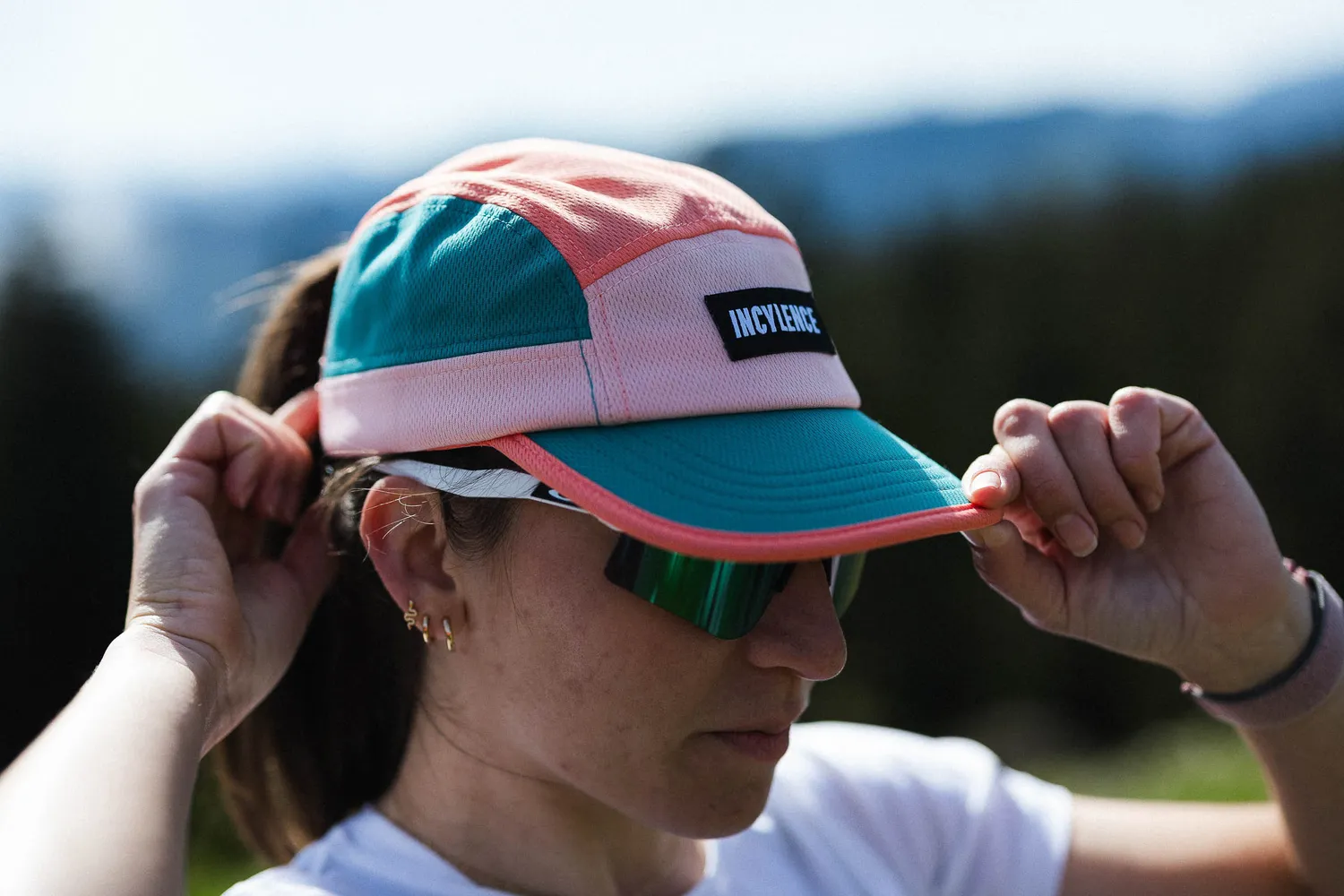 Incylence Trail Running Cap løbekasket scarlett moss åndbar