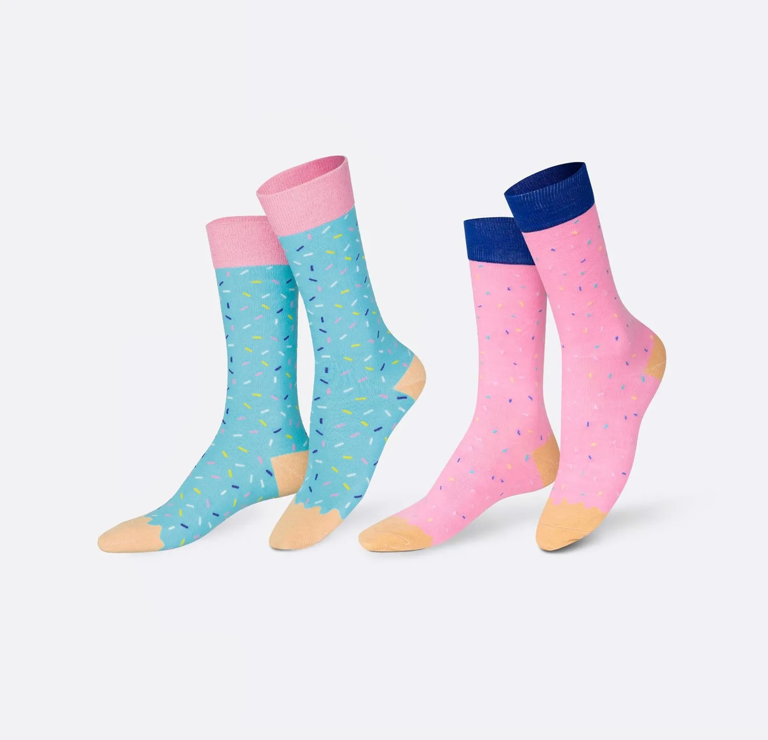 Eat My Socks Joe's Donuts sokker 4 par lyserød