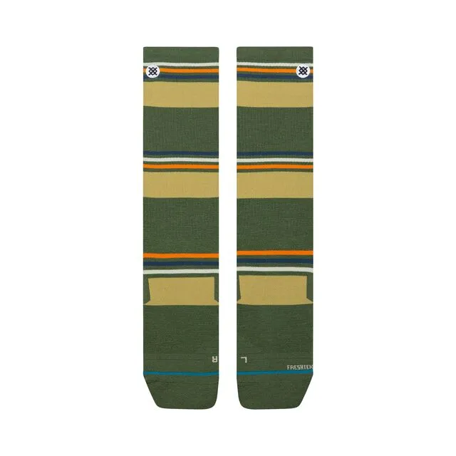 Stance Walton Hike Light crew strømper Green uld