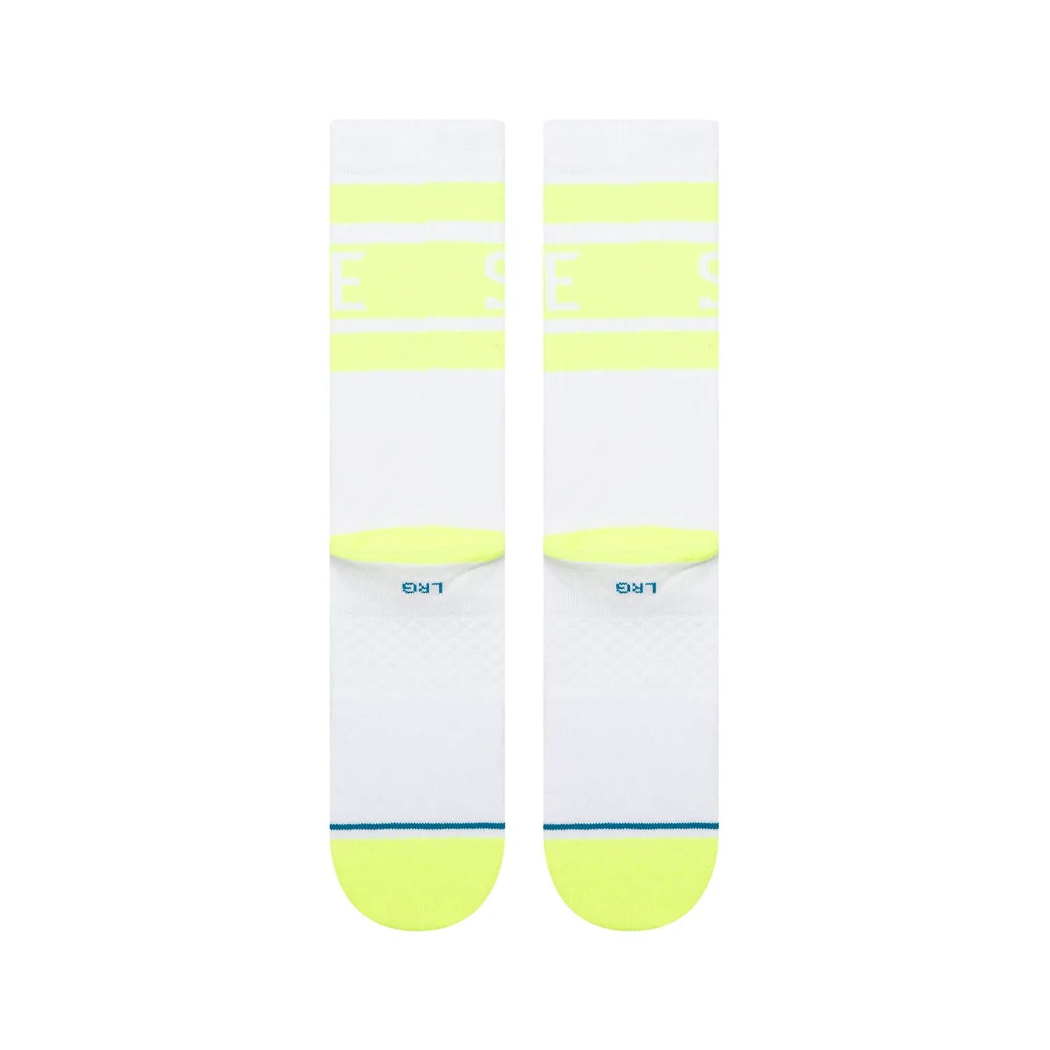 Stance Boyd crew sokker gul stribet medium støtte
