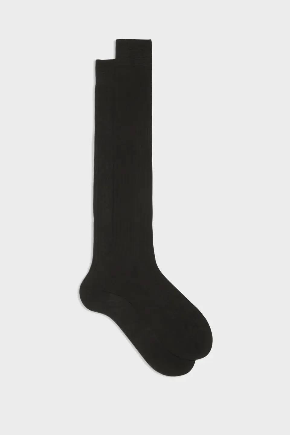 Bresciani Essentials Cesare strømper sort bomuld