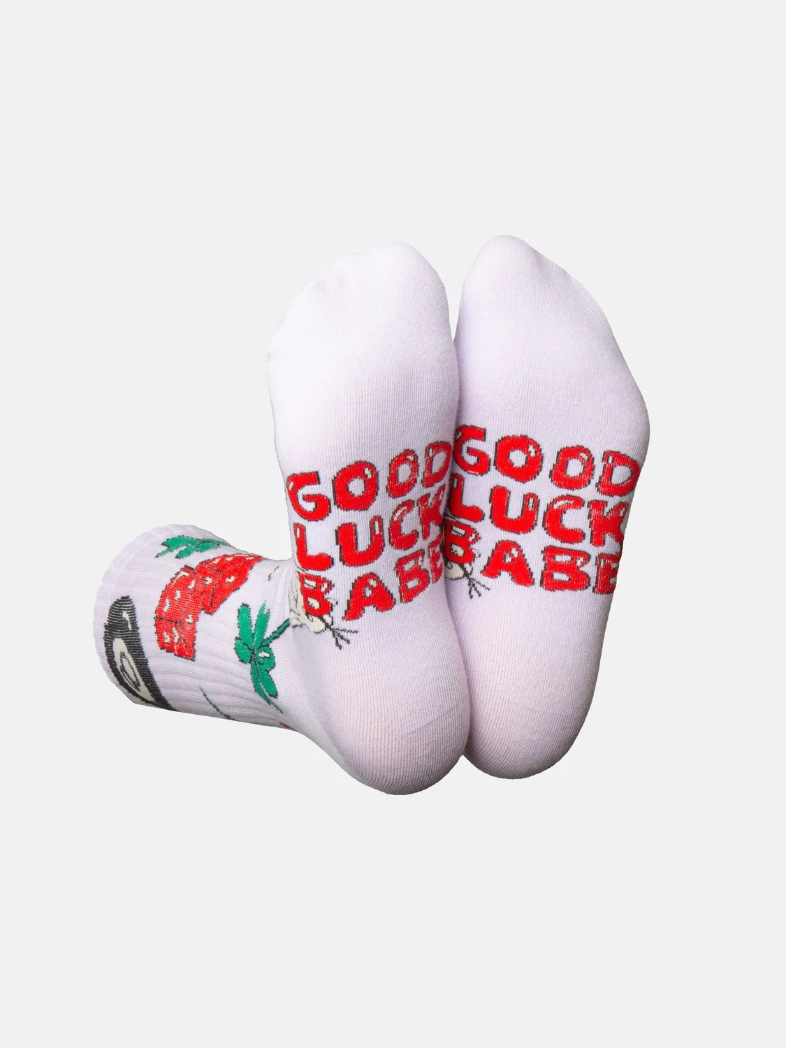 Eat My Socks Good Luck strømper lavendel held
