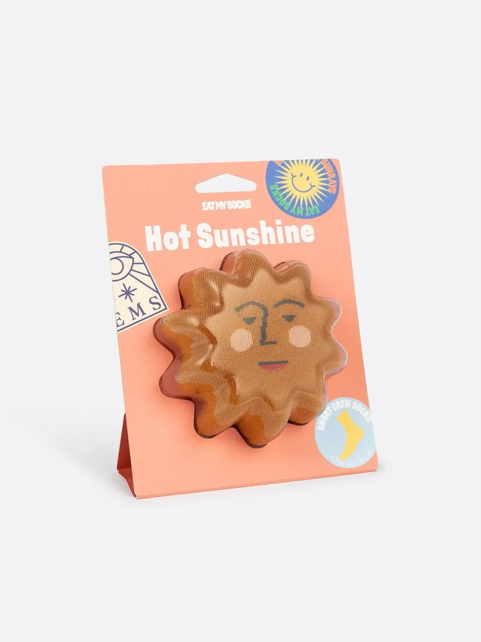 Eat My Socks Hot Sunshine strømper solmotiv