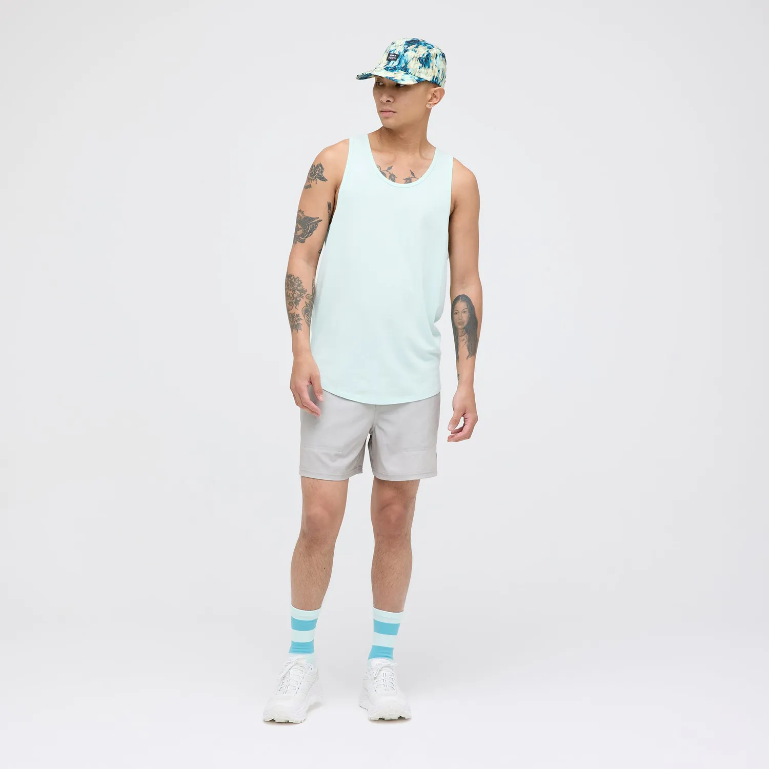 Stance Strike løbeshorts grå polyester til løb