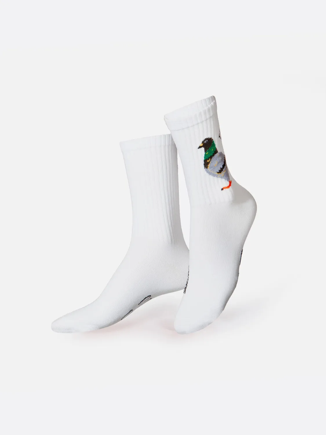 Eat My Socks Pigeon Flat-Pack strømper Too Coo For You bomuld