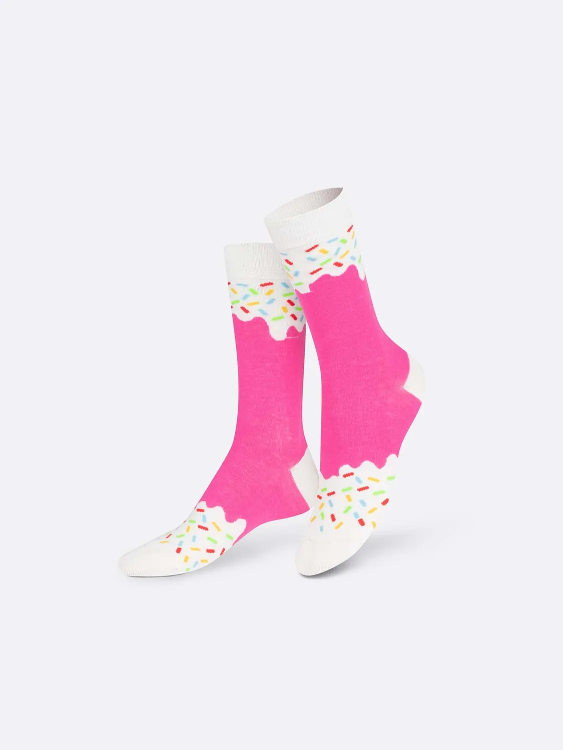 Eat My Socks Frozen Pop Strawberry sokker jordbær bomuld
