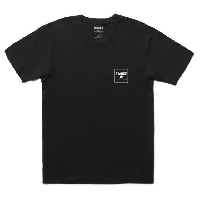 Stance Boxed Blur t-shirt sort bomuld