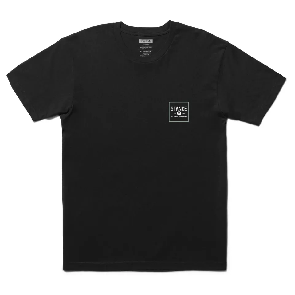Stance Boxed Blur t-shirt sort bomuld