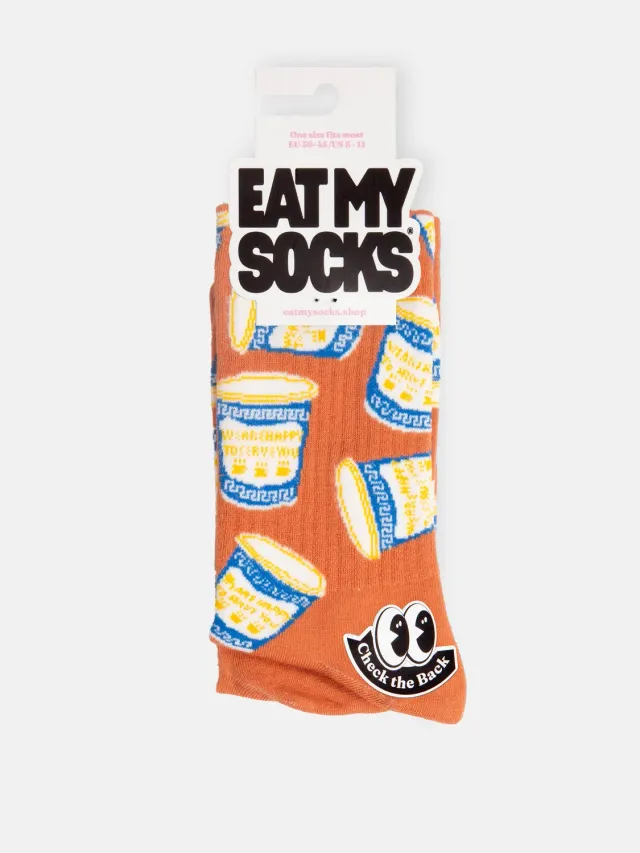 Eat My Socks Happy To Serve You sjove strømper